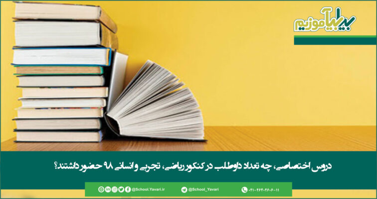 38 756x400 - دروس اختصاصی، چه تعداد داوطلب در کنکور ریاضی، تجربی و انسانی 98 حضور داشتند؟